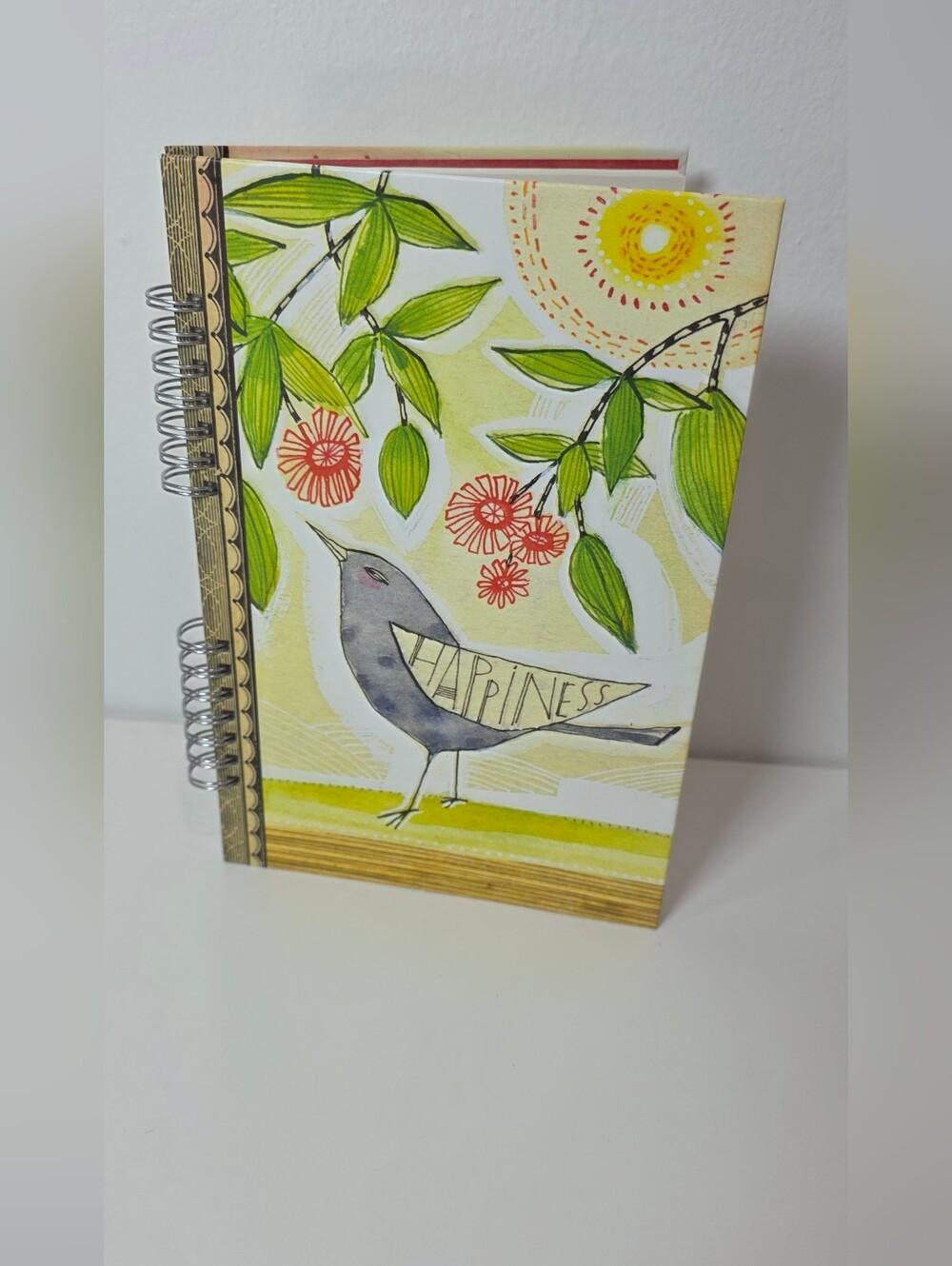 Studio Oh! Happiness Bird Illustrated Spiral Notebook